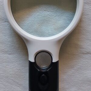 Nagyító kézi  LED lámpával, 3x/45x nagyítás